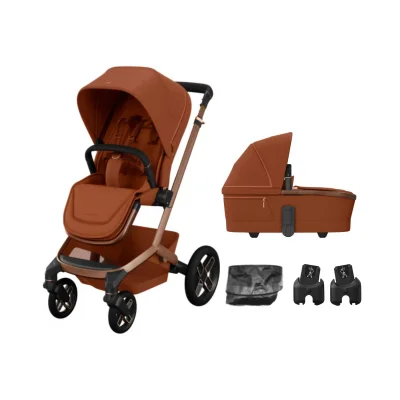 Maxi Cosi Fame Pushchair & Carrycot Bundle - Copper Terra