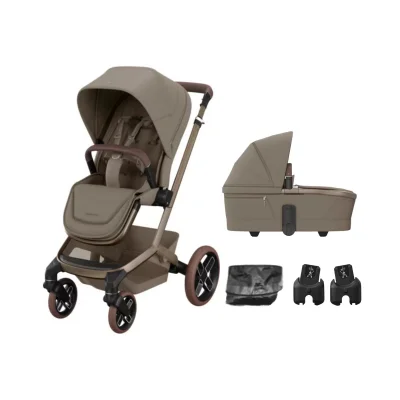 Maxi Cosi Fame Pushchair & Carrycot Bundle - Oak truffle