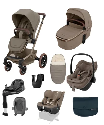 Maxi Cosi Maxi-Cosi Fame Ultimate Pushchair Bundle with Maxi-Cosi Pebble Pro & Maxi-Cosi Pearl XL Slide Pro Car Seat - Oak Truffle