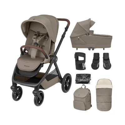 Maxi Cosi Oxford+ (PLUS) 7 Piece Essential Bundle - Twillic Truffle