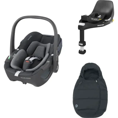 Maxi-Cosi Pebble 360 i-Size 3 Piece Baby Car Seat Bundle