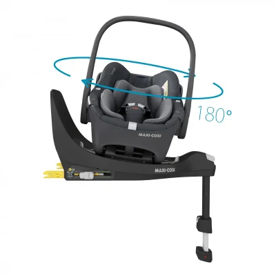 Maxi Cosi Pebble 360 i-Size Baby Car Seat + FamilyFix 360 Base - Essential Graphite — image 13