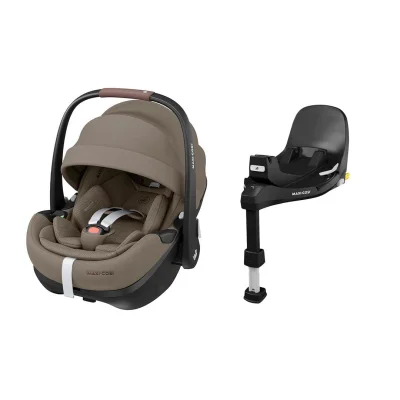 Maxi-Cosi Pebble 360 Pro Car Seat - Twillic Truffle / FamilyFix 360 Pro Base