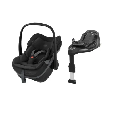 Maxi Cosi Pebble Slide Pro i-Size Group 0+ Car Seat & FamilyFix Slide Pro Base Bundle - Black Onyx
