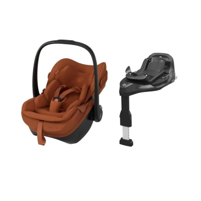 Maxi Cosi Pebble Slide Pro i-Size Group 0+ Car Seat & FamilyFix Slide Pro Base Bundle - Copper Terra