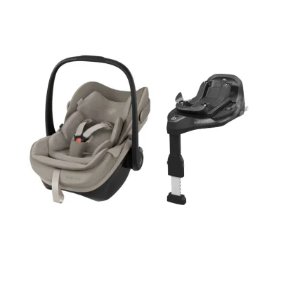 Maxi Cosi Pebble Slide Pro i-Size Group 0+ Car Seat & FamilyFix Slide Pro Base Bundle - Sapphire Sand