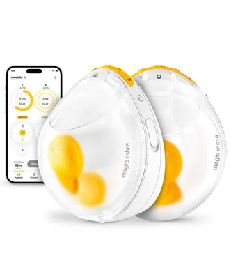 Medela Magic InBra™ Double Electric Wearable Breast Pump - Yellow