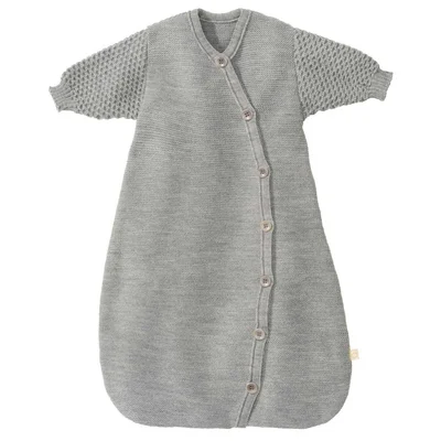 Merino Wool Long Sleeved Sleeping Bag - Grey