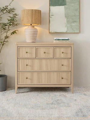 Michelle Keegan Home Lindley 2 + 3 Drawer Chest - Oak - FSC® Certified