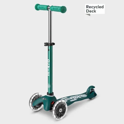 Micro Scooters Deluxe Mini Micro ECO Scooter - Green LED - Green