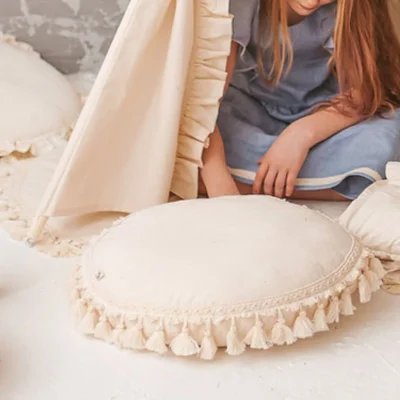 MiniCamp Tassel Throw Cushion