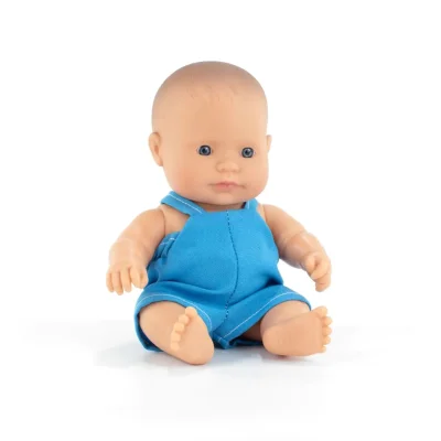 Miniland Caucasian Baby Boy Doll
