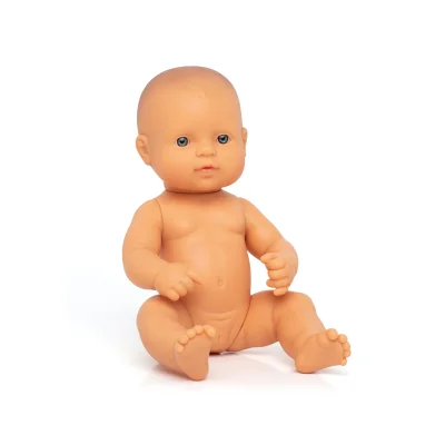 Miniland Caucasian Baby Girl Doll