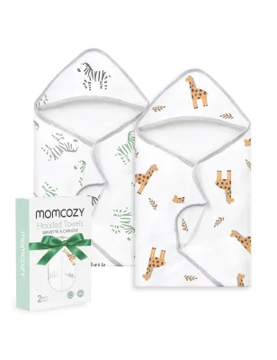 Momcozy Best Wishes Baby Hooded Towel