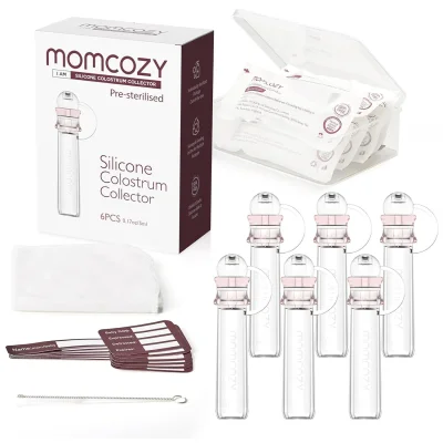 Momcozy Colostrum Reusable Breast Milk Collector - 6 Count