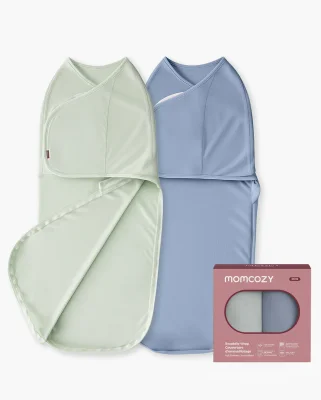 Momcozy Easy Swaddle Wrap For 0-3M - Bloom