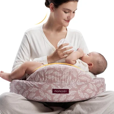 momcozy Memory Foam Nursing Pillow - Pink