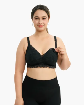 momcozy Nursing Bras for Breastfeeding, YN21 Seamless Ultra Comfort Maternity Bra, Natural Shape, Pregnancy Sleep Bralette