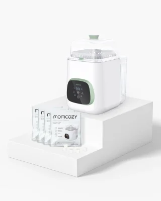 Momcozy Official Washing Block for KleanPal Pro Baby Bottle Washer, 120 Detergent Tablets for Cleaning Baby Bottles, Breast Pump Parts, Feeding Accessories, Rinse-Free, BPA-Free, Travel & Home Use