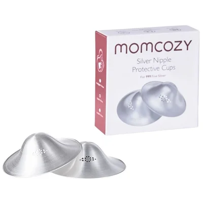 Momcozy Original 999 Silver Nipple Shields - Regular / Regular