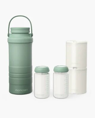 Momcozy Portable Baby Bottle Cooler - Green