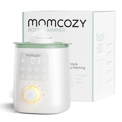 Momcozy Baby Bottle Warmer for Breast Milk, Formula & Baby Food - White