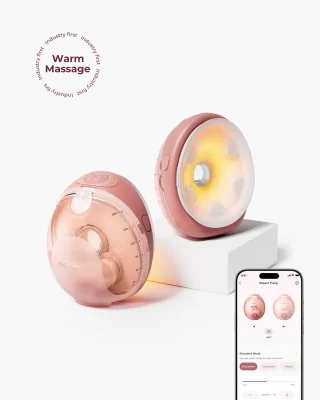 Momcozy Wellness 1 Warm-Massage Wearable Breast Pump - W1 - Default