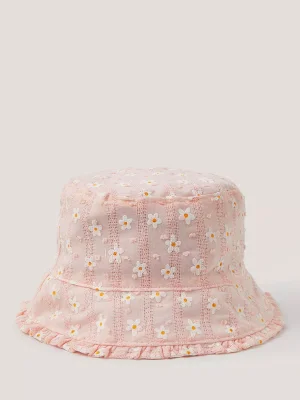 Monsoon Baby Bucket Hat - 0-6 Months