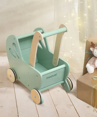 Moover Essential Flatpacked Pram - Green