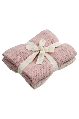 Mori Baby Cellular Blanket - Rose and Biscuit