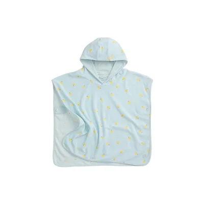 MORI Bath Poncho - Lemon & Blue