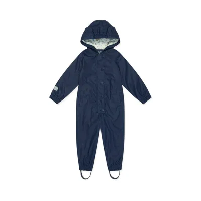 MORI Bear Recycled Waterproof Puddlesuit - Navy