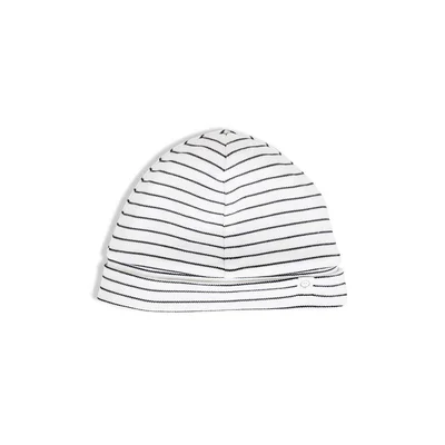 MORI Hat - Blue - Grey Stripe / 3-6m