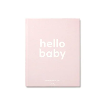 Mori Hello Baby Book - Pink