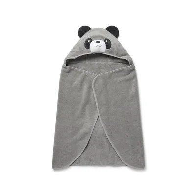 MORI Hooded Toddler Bath Towel - Bunny - Blush