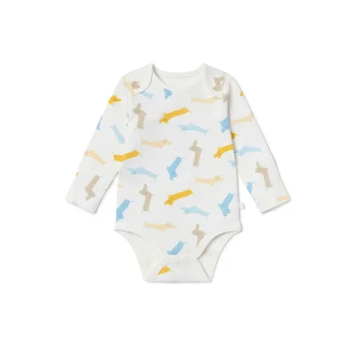 MORI Long Sleeve Bodysuit - Pups