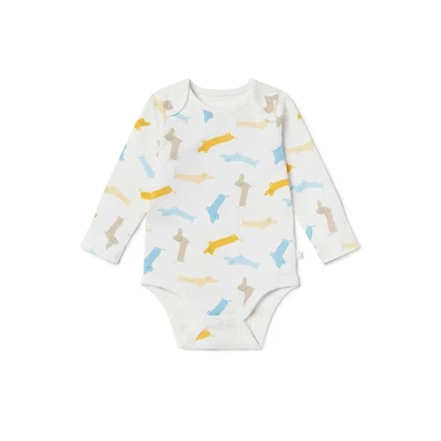 MORI Long Sleeve Bodysuit - Pups