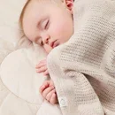 MORI Muslin Cellular Blanket in Organic Cotton & Bamboo, 70x100cm, White