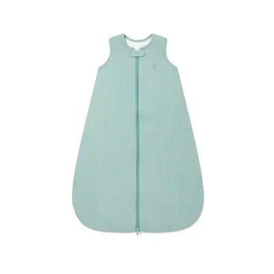 MORI Ribbed Front Opening Year Round Sleeping Bag - 2-4y / Mint