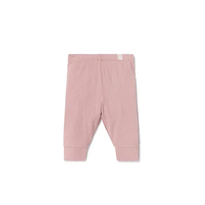 Mori Ribbed Leggings - Rose
