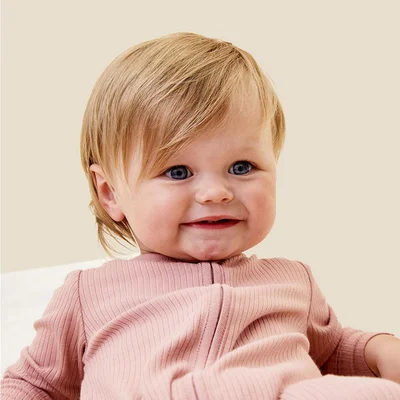 Two-Way Zip Ribbed Sleepsuit with Cotton — image 4