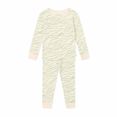MORI Ribbed Zebra Stripe Pyjamas