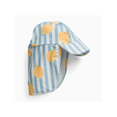 MORI Sunsafe Swim Hat - Lemon & Blue