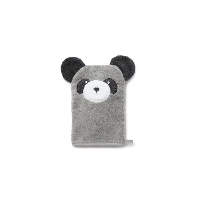 MORI Towel Mitt - Panda - Grey