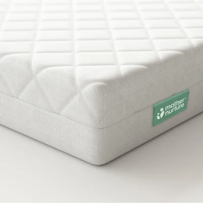 Mother Nurture Classic Eco Fibre Cot Bed Mattress - White / 120 x 60 x 5 cm - Fibre