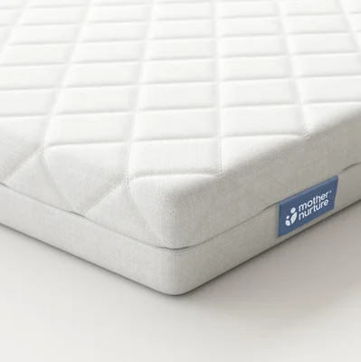 Mother Nurture Classic Mattress-Fits a Next to Me Crib, White, Size-83 x 50 x 4cm - 83 x 50 x 4 cm - Foam