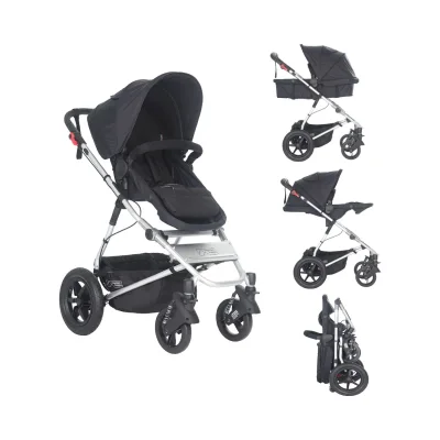 Mountain Buggy Cosmopolitan 2in1 Pram System - Black