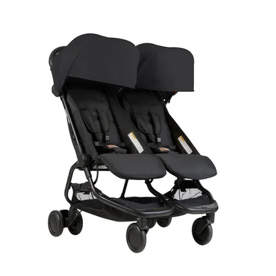 Mountain Buggy Nano Duo Pushchair - Black - Black