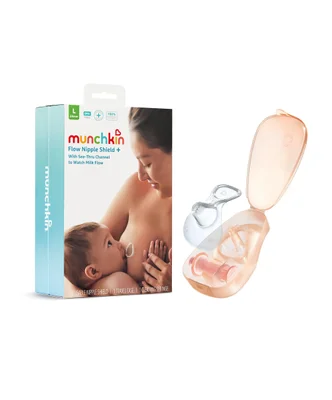 Munchkin Flow 24mm Nipple Shield+ - Clear