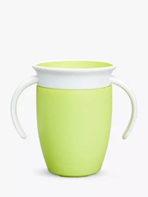 Munchkin Miracle 360 Degree Sippy Trainer Cup, 7oz, Green - Green